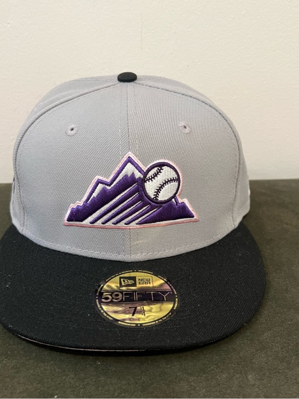 New Era 59FIFTY Colorado Rockies All-Star Game Gray Fitted Cap - Size 7 1/4